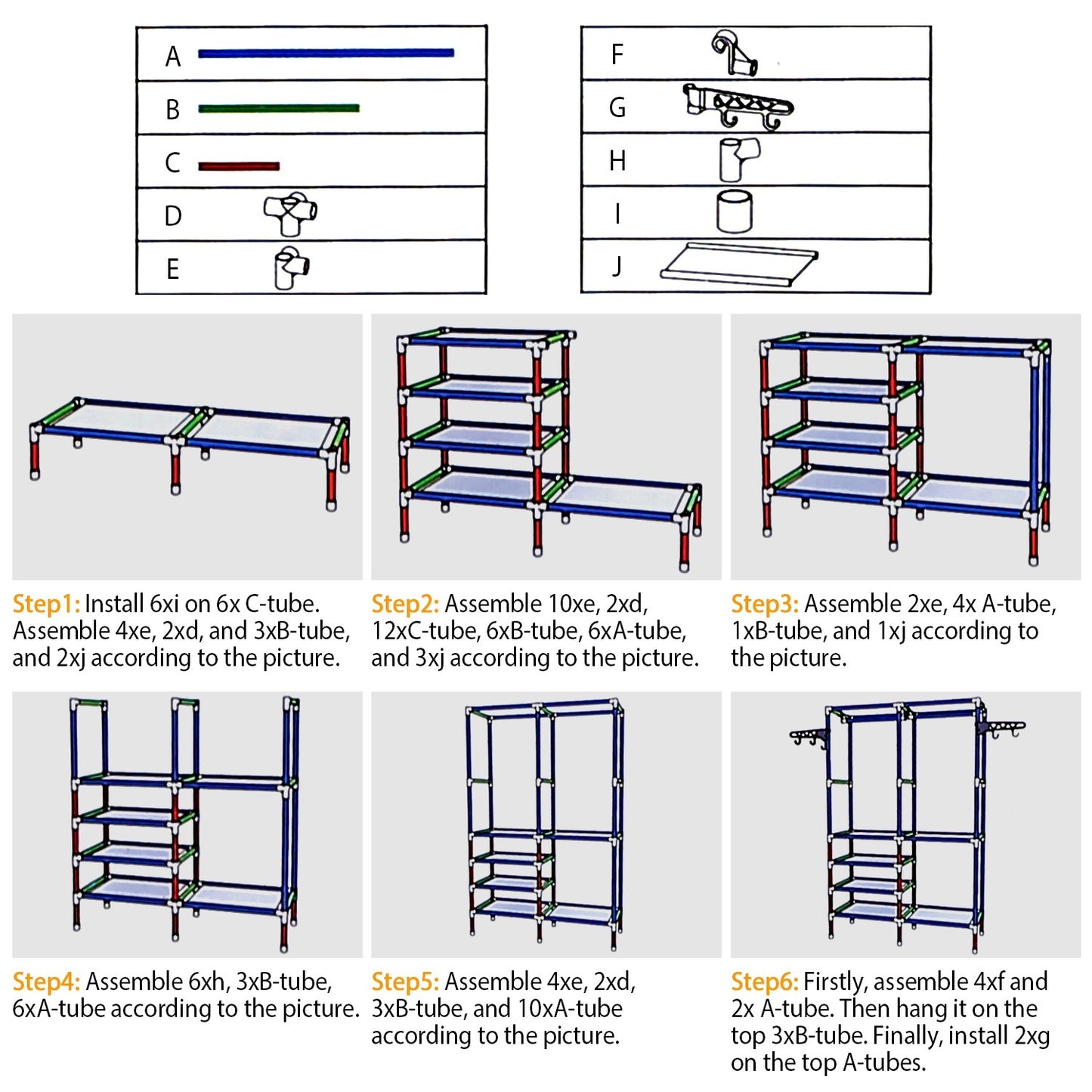 Metal Garment Rack – Freestanding Multifunctional Clothes & Shoe Organizer with Shelves