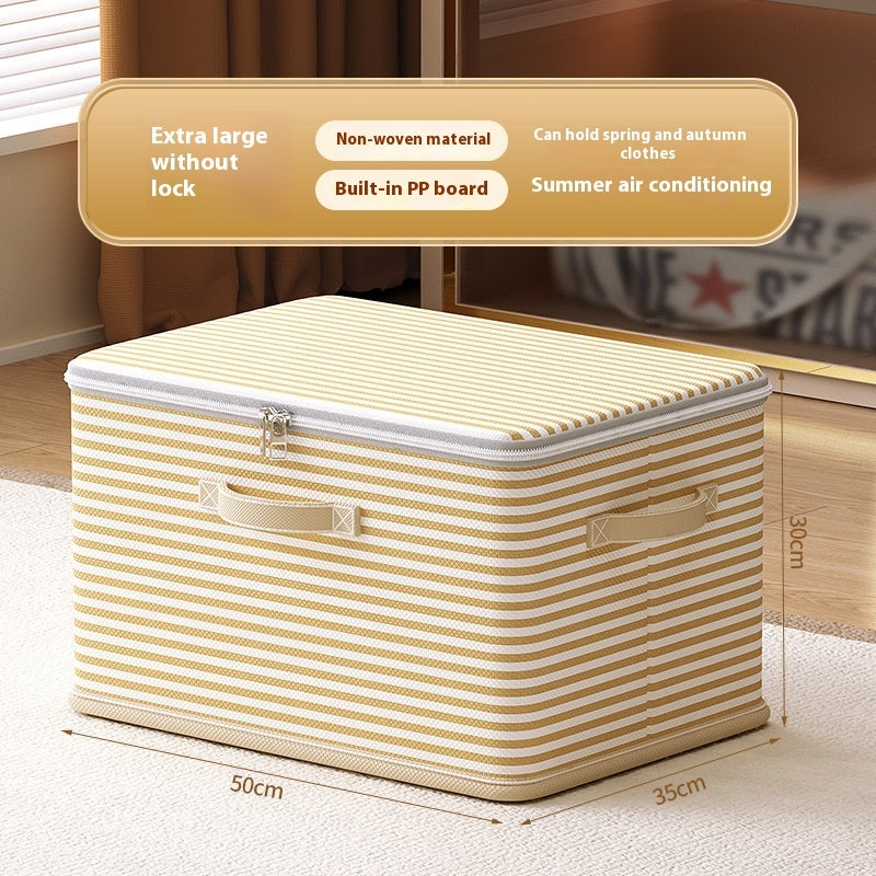 Clothes Storage Box with Lock – Secure Household Storage Basket for Clothes and Accessories