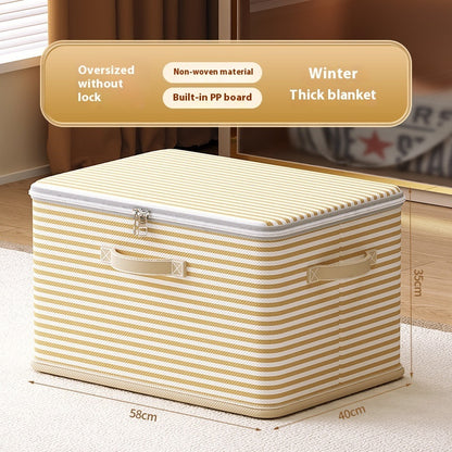 Clothes Storage Box with Lock – Secure Household Storage Basket for Clothes and Accessories